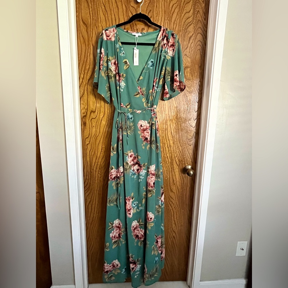 Baltic Born Special Occasion Wrap Maxi Dress